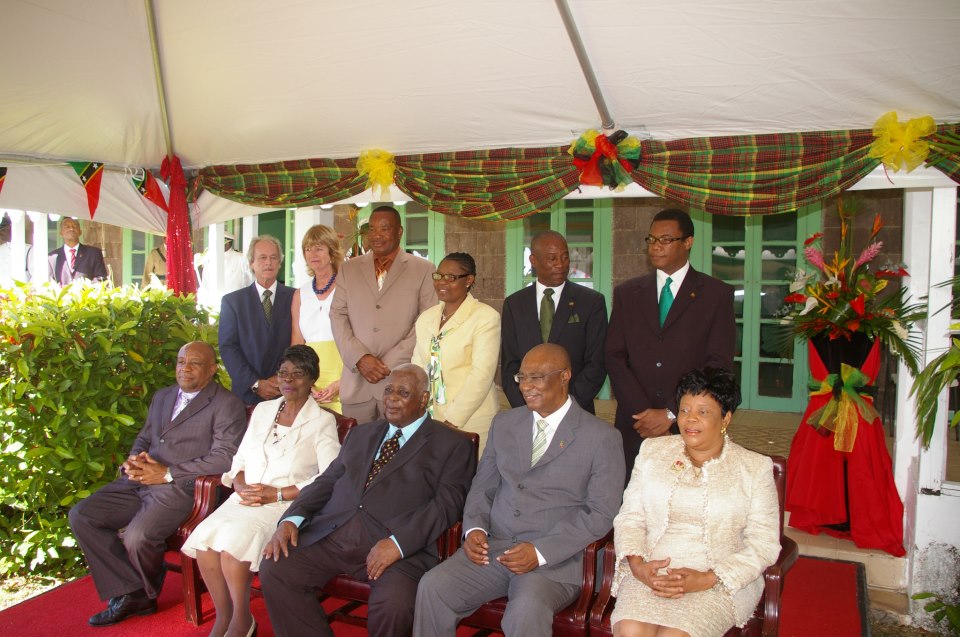 Mr. Alistair Yearwood and his wife Mrs Clair Yearwood, Mr. Zed Hanley and Mrs. Patsy Hanley, Mr. Ashley Farrell, Hon. Dwight Cozier, Mr. Hensley Daniel, Mrs. Christine Springette, His Excellency, Dr. Sir. Cuthbert Sebastian, Hon. Joseph Parry and Mrs. Sonita Daniel